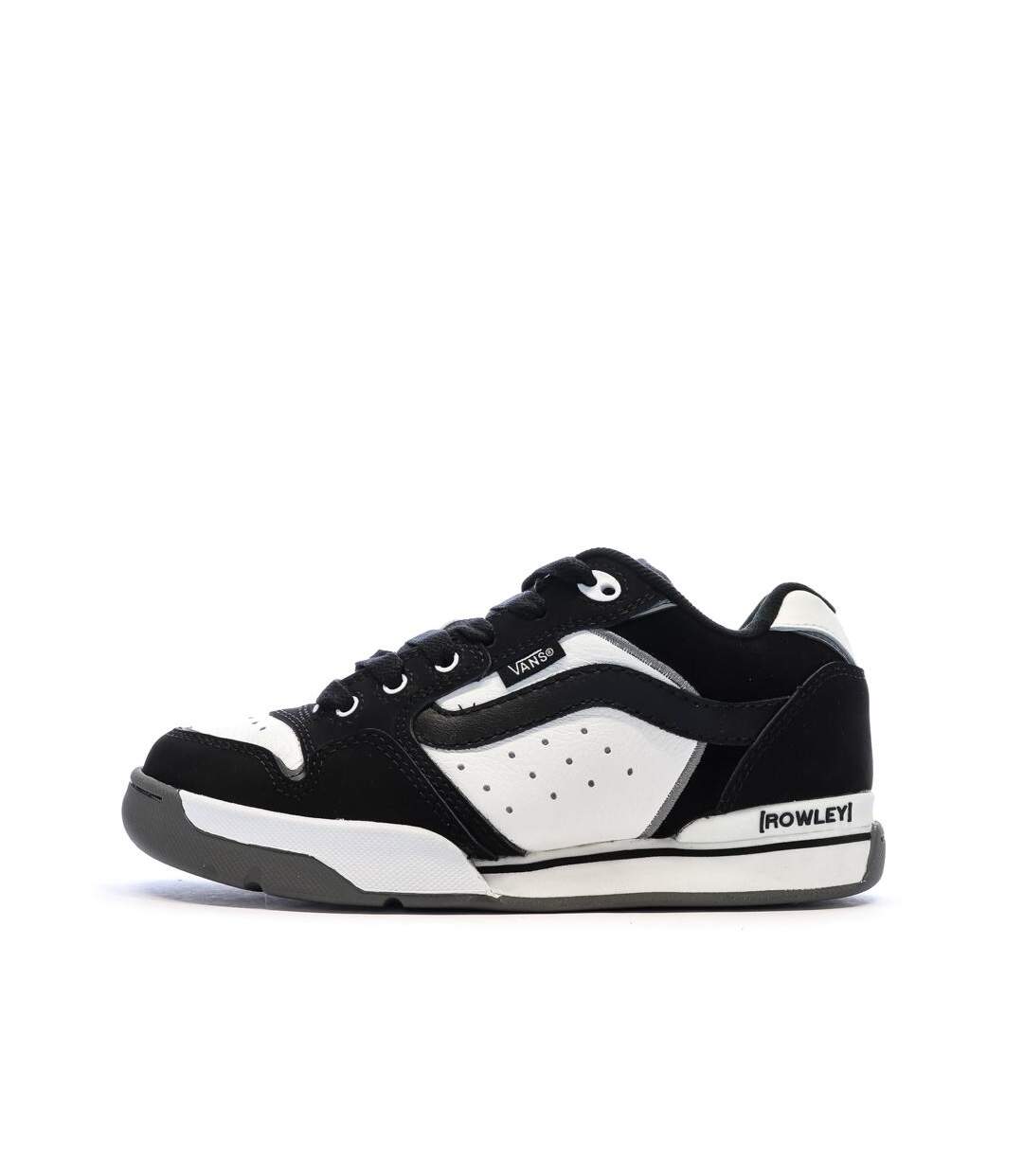Baskets noir/blanc homme vans rowley-1
