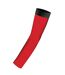 Spiro Adults Unisex Compression Arm Guards (Red/Black) - UTRW5296