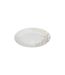 Lot de 6 Assiettes Plates Bois de Rose 27cm Blanc