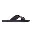 Mens Webb Leather Sliders Black Base London-3