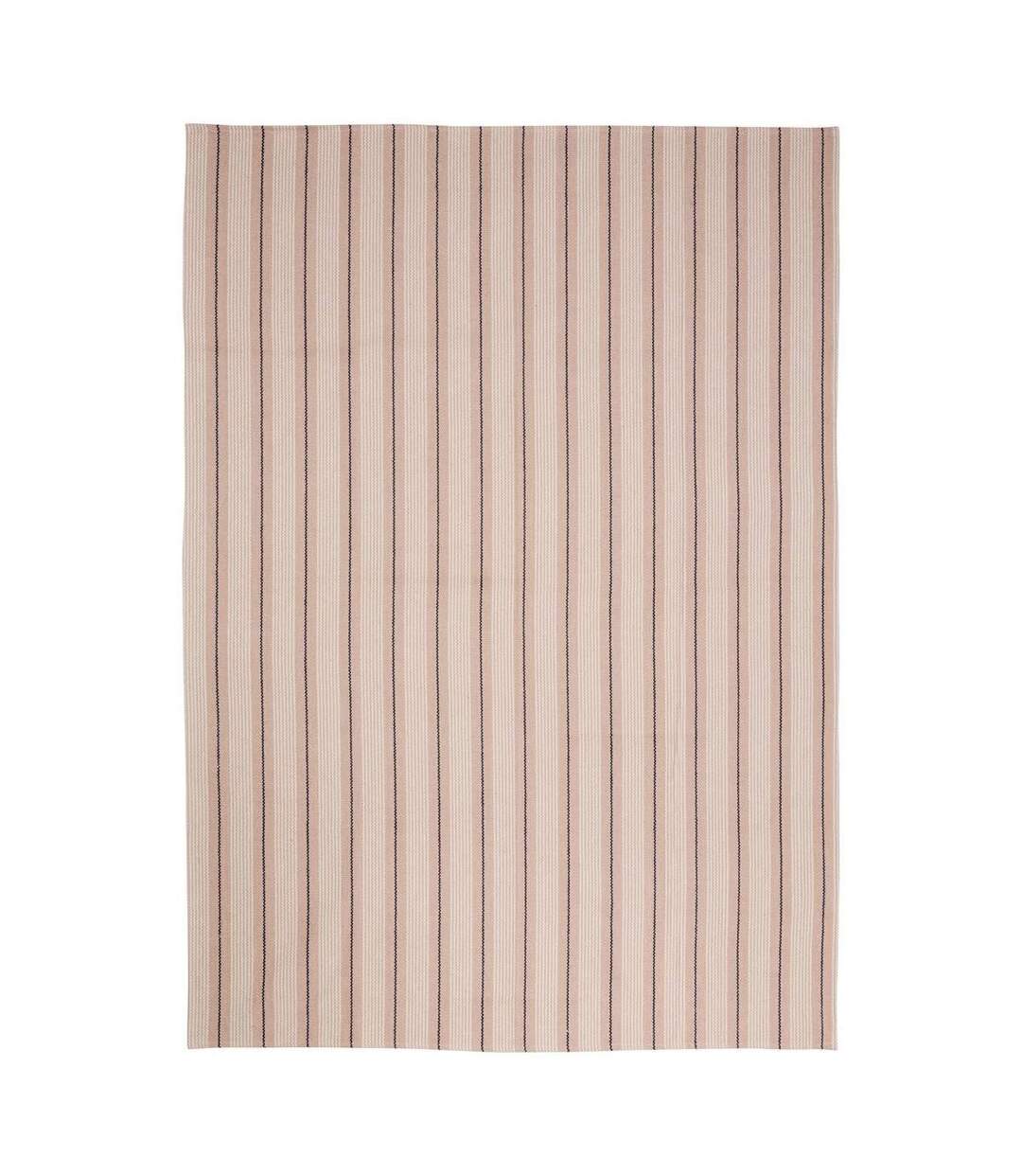 Tapis à Rayures Groove 120x170cm Beige & Bleu-1