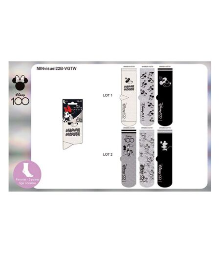 Chaussettes Pack Femme MINNIE - Pack de 9