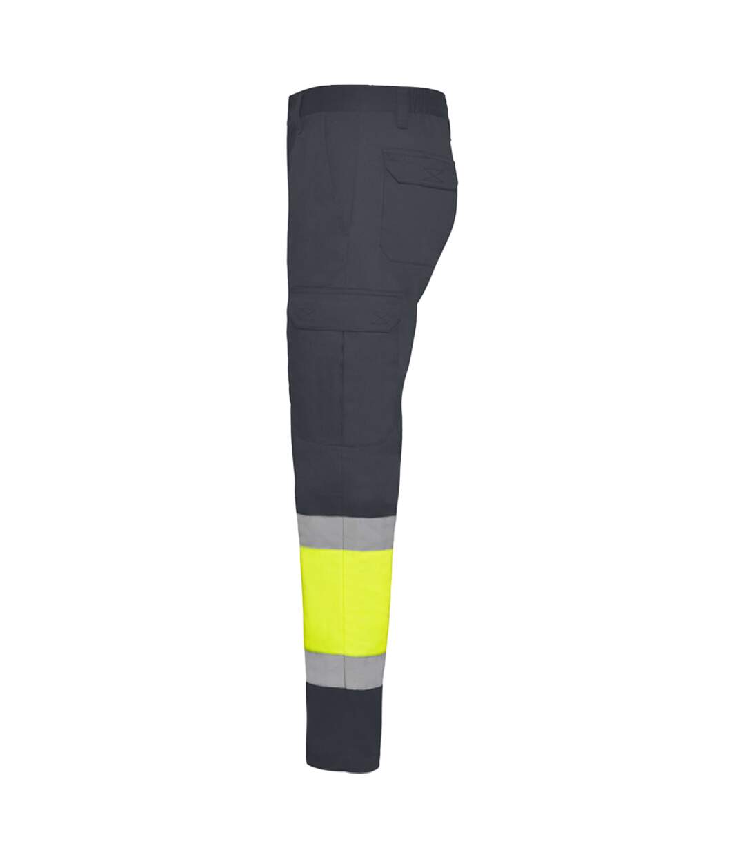 Pantalon Naos Homme Plomb Jaune Fluo Roly Workwear-3