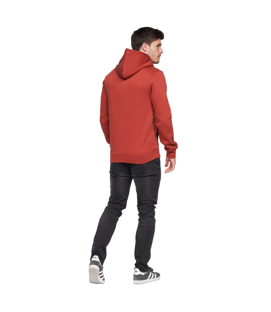 Sweat à capuche icarusa homme rouge Duck and Cover-2