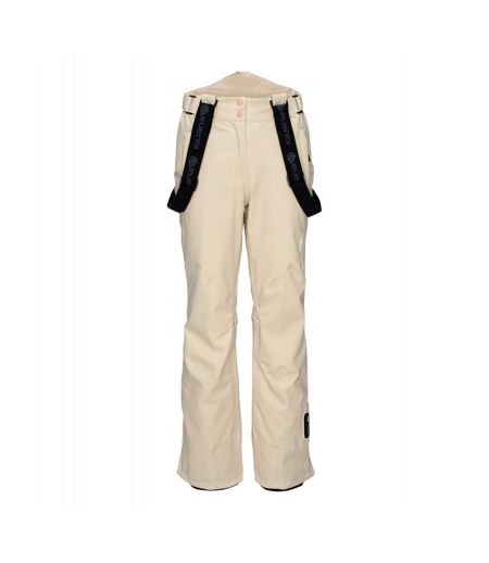 Pantalon De Ski Boreta Femme Blanc Cassé Corail Rose Pâle Iguana
