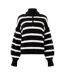Sweat Motif/style Rayures Horizontales Vhari Adulte Noir French Connection-2