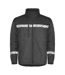 Mens Progression Quilted Lightweight Padded Jacket Grey Black Projob-1