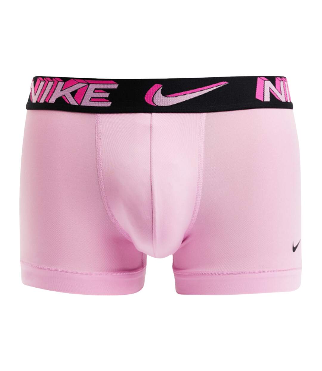 Pack Of 3  Mens Boxer Shorts  Black Green Light Pink Nike-3