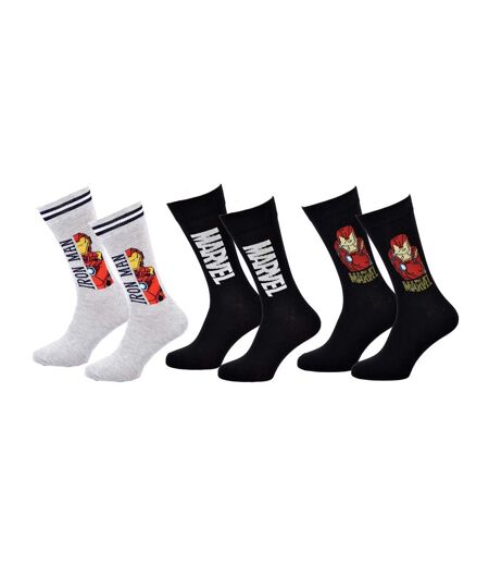 Chaussettes Pack Homme MARVEL AVENGERS - Pack de 3