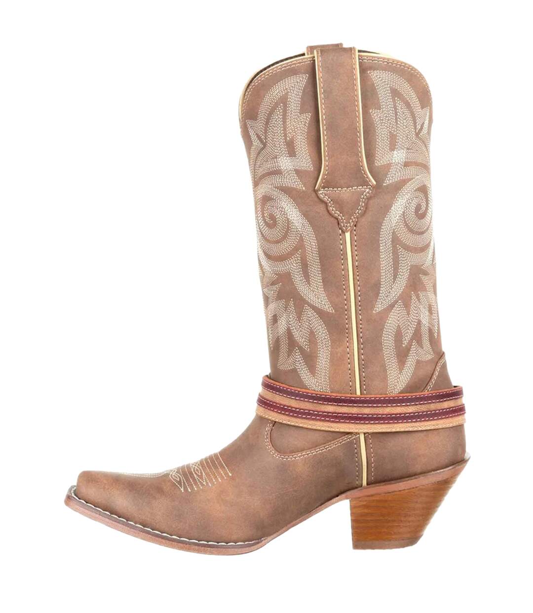 Bottes De Cowboy Crush Femme Marron Kaki Durango-2