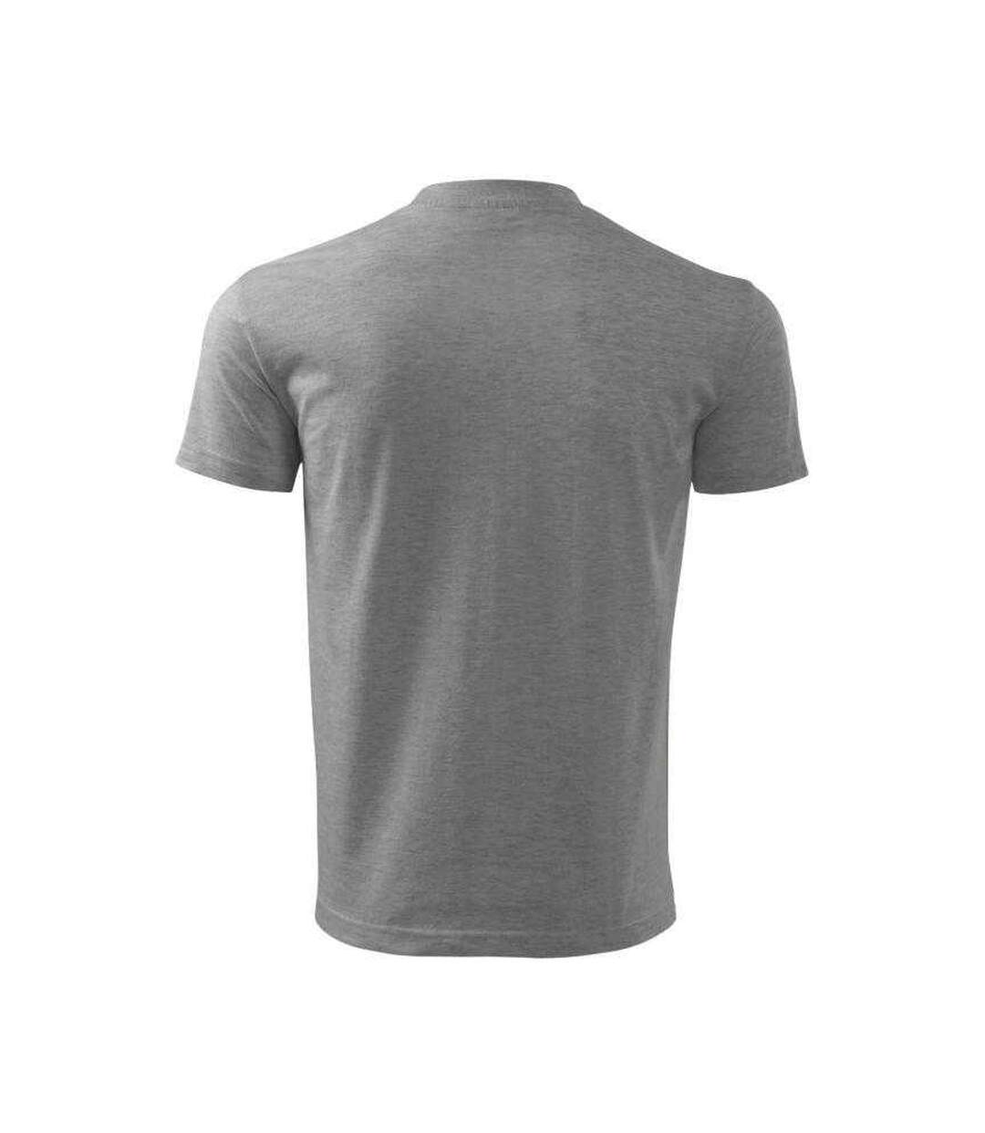 Mens New Free Heavyweight T-shirt Grey Malfini-1