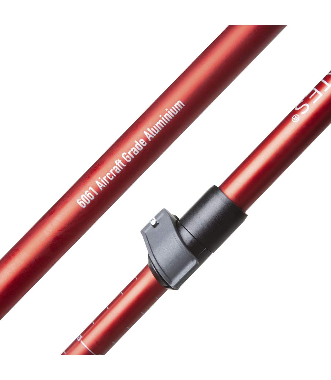Single Adjustable Aluminium Trekking Pole Lever Lock 145cm Size (One Size)-3