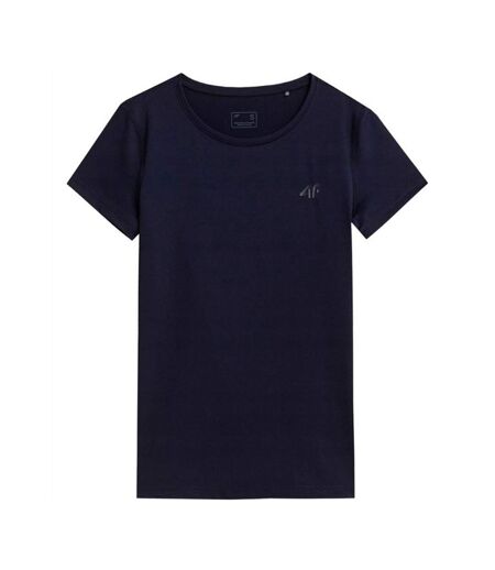 T-shirt H4l22 Tsdf352 Femme Bleu Marine 4F