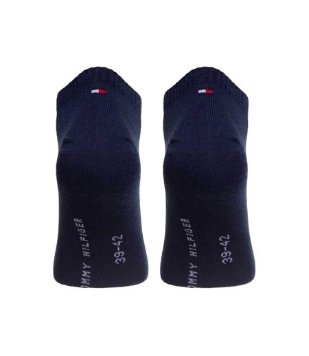 Socquettes Motif/style Rayures Contrastées Homme Bleu Marine Tommy Hilfiger