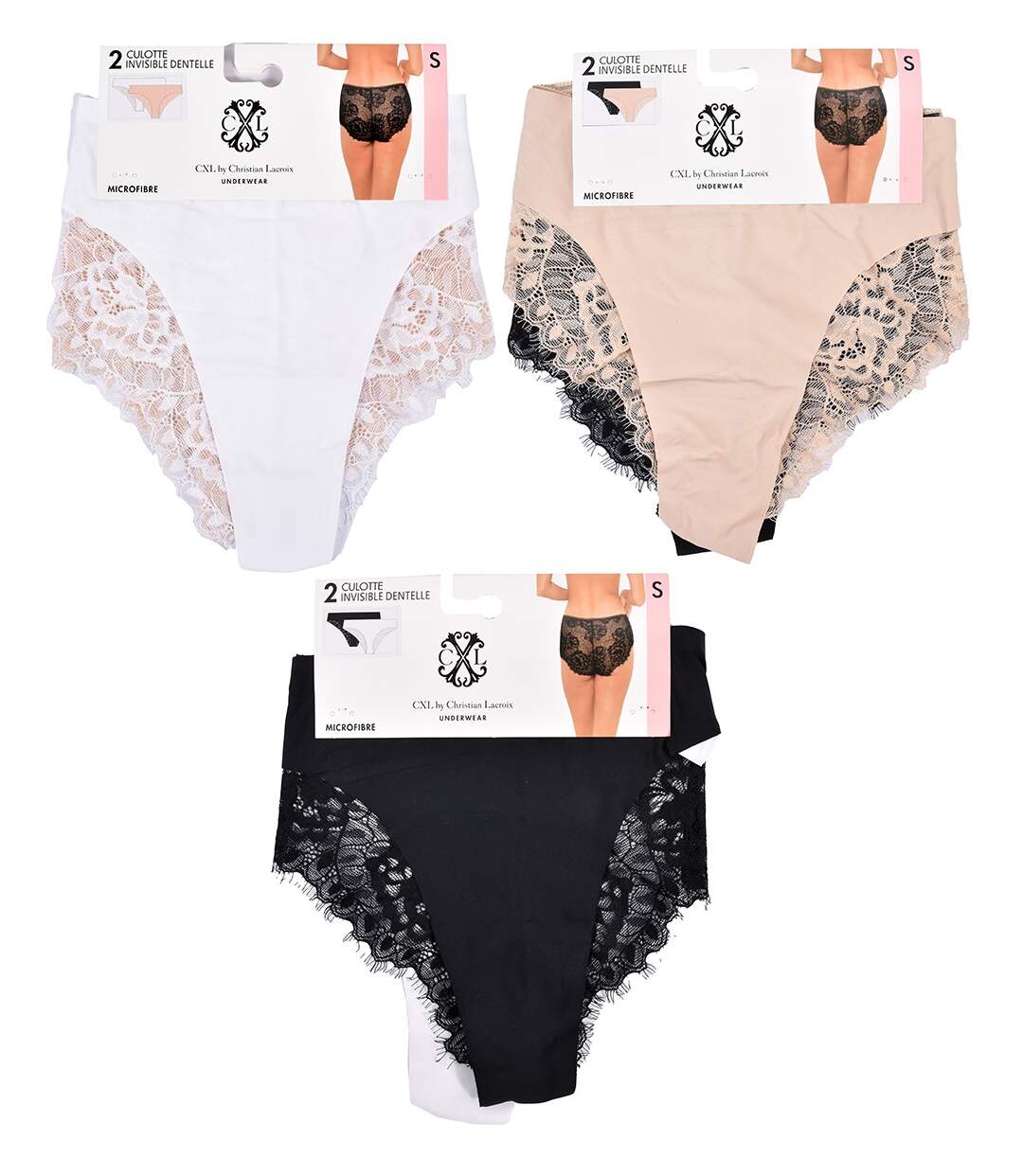 Culotte CXL By LACROIX Pack de 6 INVISIBLE DENTELLE-4