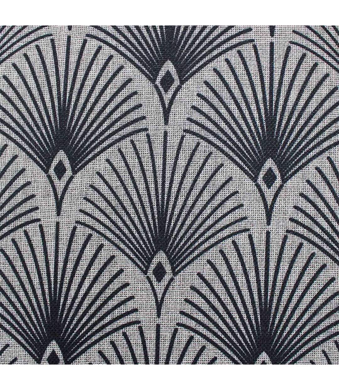 Tapis Tissé Imprimé Casella 45x75cm Gris-2