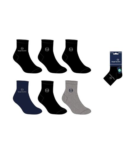 Chaussettes Homme VILLE SERGIO TACCHINI Lot de 12 QUARTER - Pack de 12