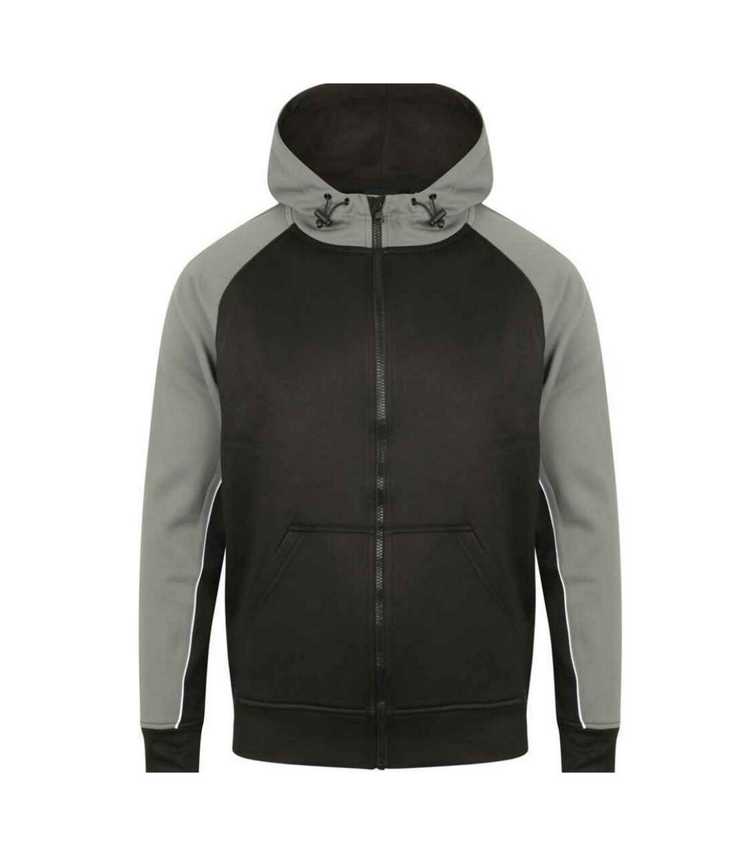 Veste à capuche homme noir / gris foncé Finden & Hales-1