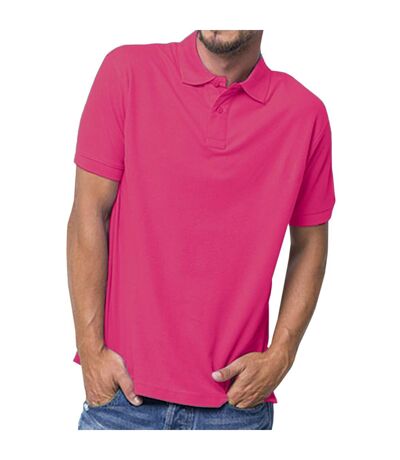 Polo À Manches Courtes Hommes Fuchsia Russell