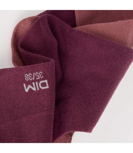 Lot de 2 paires de chaussettes mi-hautes Basique Coton