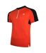 Mens Li Colour Block Half Zip T-shirt Trail Blaze Red Black Dare 2B-3
