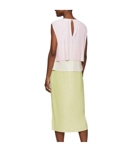 Robe Mi-longue Emanis Femme Rose Blanc Vert Boss