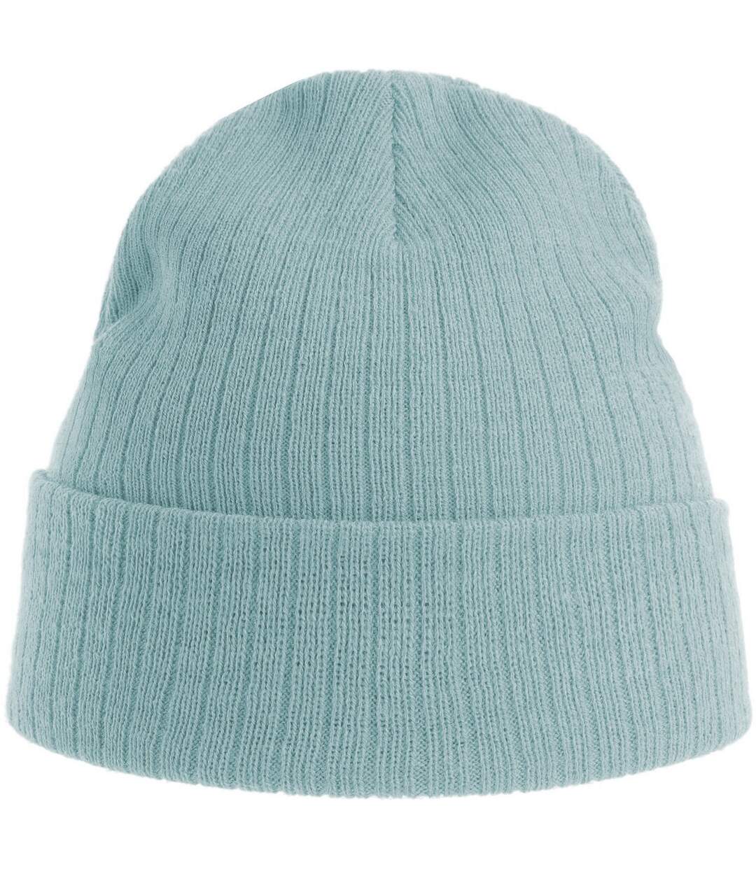 Unisex adult rio ribbed recycled beanie light blue Atlantis-3