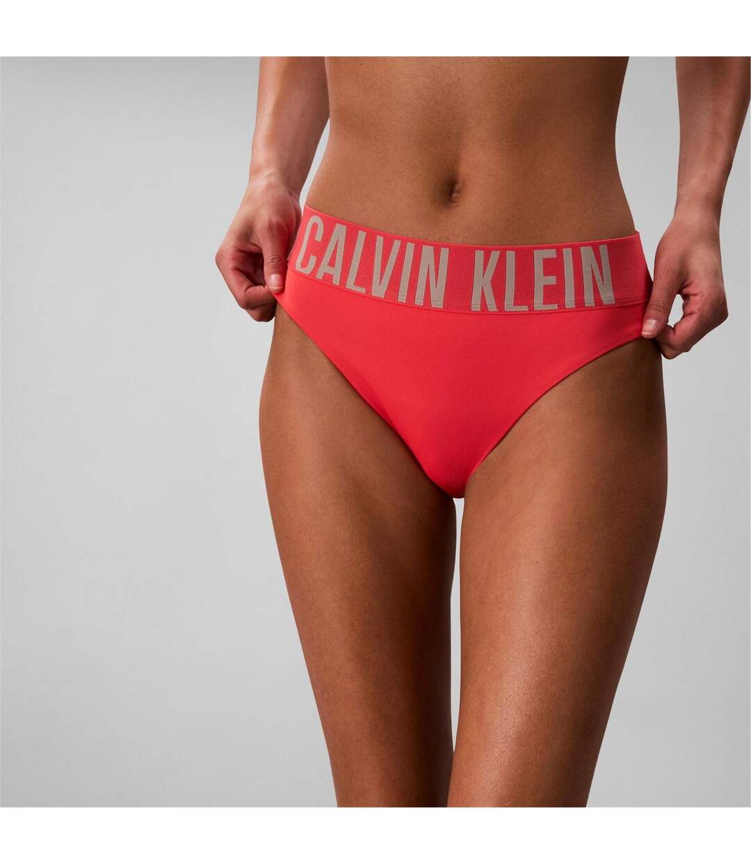 Bas De Maillot De Bain Motif/style Uni Classic Femme Rose Vif Calvin Klein-2