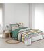 Parure de Lit 3 Pièces Asiana 200x200cm Vert-2