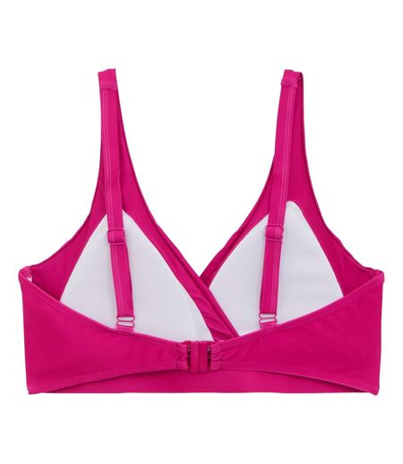 Womens/ladies paloma plain bikini top pink fusion Regatta