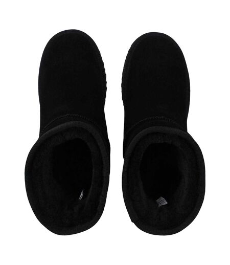 Womens/ladies Suede Snug Fit Boots Black Jack Wills