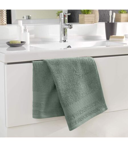 Serviette de Toilette Tendresse  50x90cm Vert Cèdre