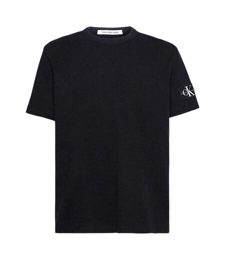 T-shirt Motif/style Quadrillage Homme Noir Calvin Klein