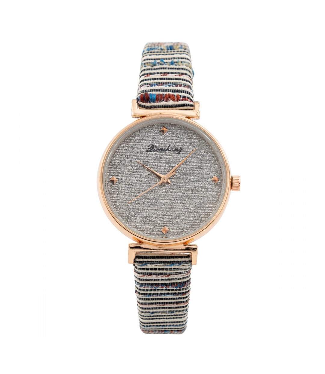 Belle Montre Femme Blanc Strass CHTIME