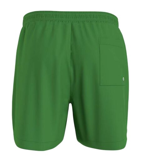 Short De Bain Motif/style Logo Homme Vert Calvin Klein
