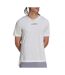 T-Shirt blanc homme adidas hm4047-1
