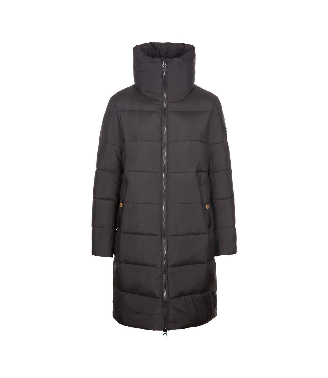 Womens/ladies Faith Padded Jacket Black Trespass-2