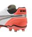 Mens King Match Firm Ground Football Boots White Red Puma-2