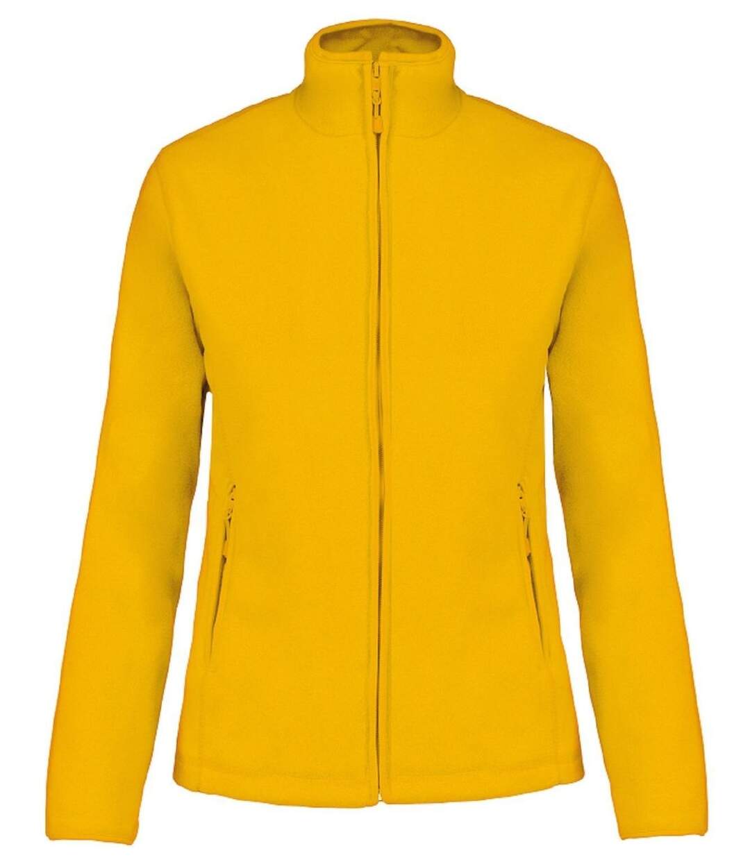 Veste micropolaire zippée - Femme - K907 - jaune-1