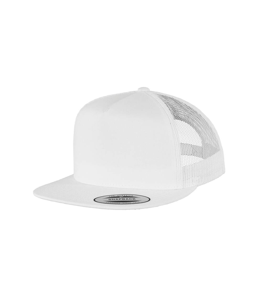 Casquette trucker flexfit classic blanc Yupoong-1