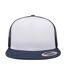 Casquette Trucker Classic Blanc Bleu Marine Yupoong-3