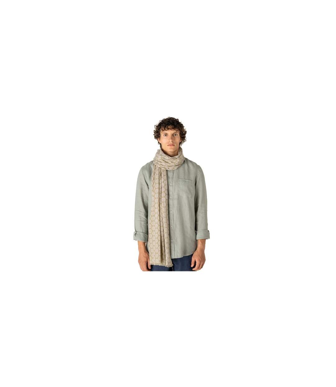 Écharpe Motif/style Médaillon Taille Unique Sable Spasso-1
