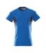 T-shirt Motif/style Détail Contrasté Accelerate Homme Azur Bleu Marine Foncé Mascot-1