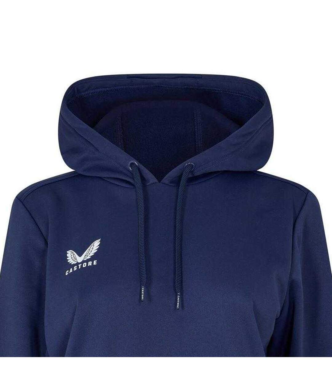 Sweat À Capuche Motif/style Par Dessus La Tête Femme Bleu Violacé Castore-2