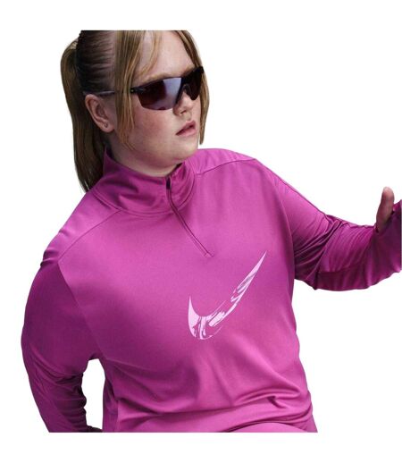 Haut Sport Motif/style Réfléchissant Femme Rose Fuchsia Nike