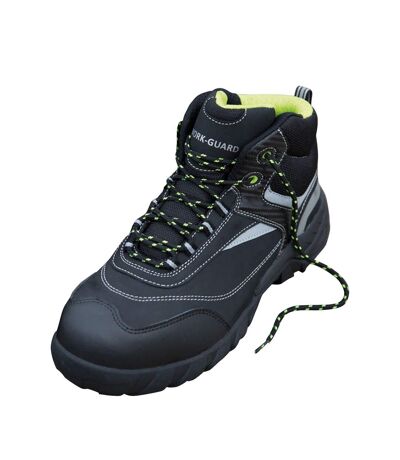 Workguard mens blackwatch lace-up safety boots black/silver Result