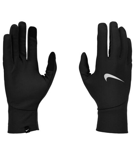 Gants Course À Pied Motif/style Uni Pacer Adulte Noir Argenté Nike
