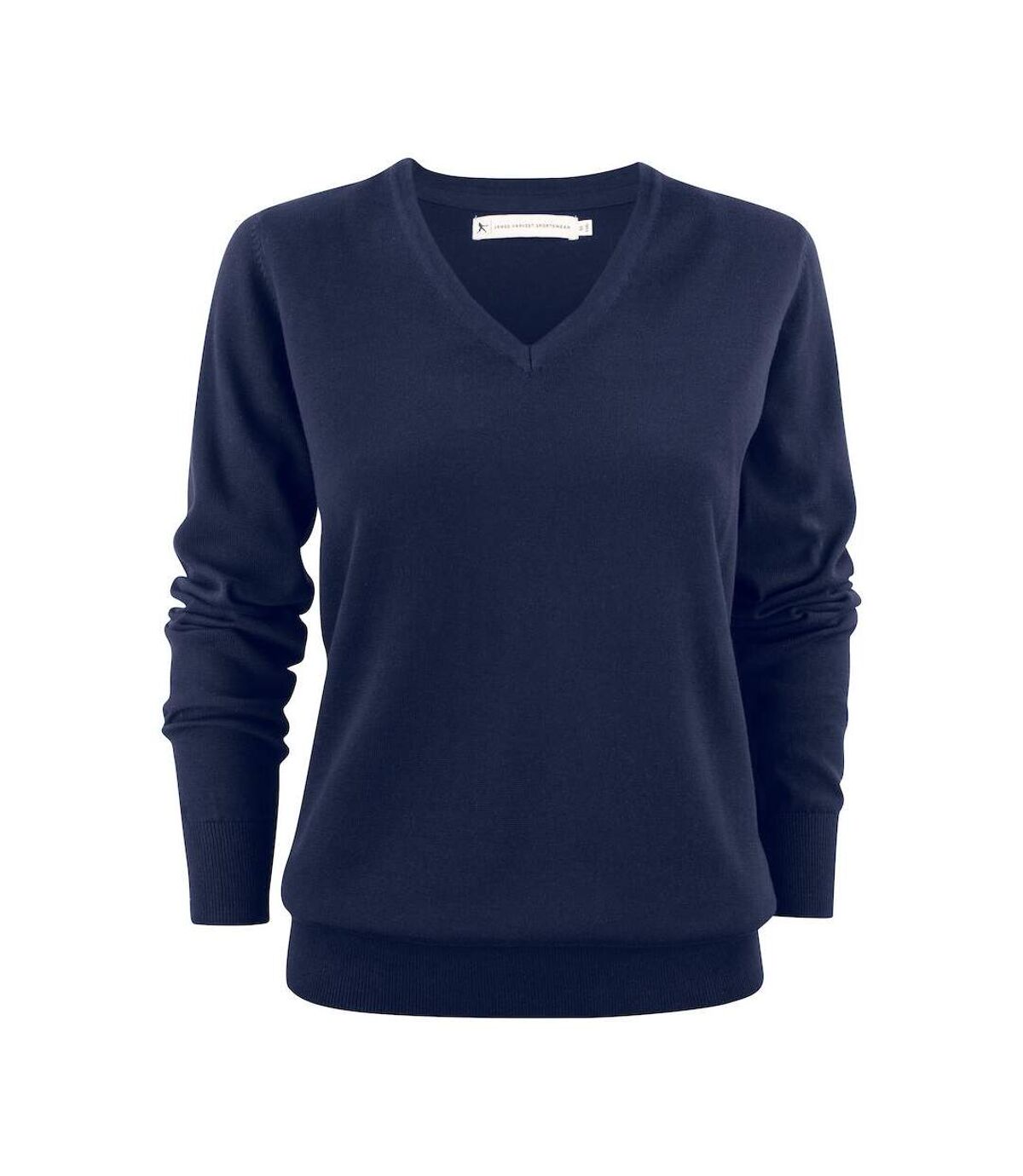 James Harvest Womens/Ladies Ashland V Neck Sweatshirt (Navy)
