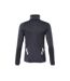 Womens/ladies Accelerate Plain Fleece Half Zip Jumper Dark Navy Mascot-2