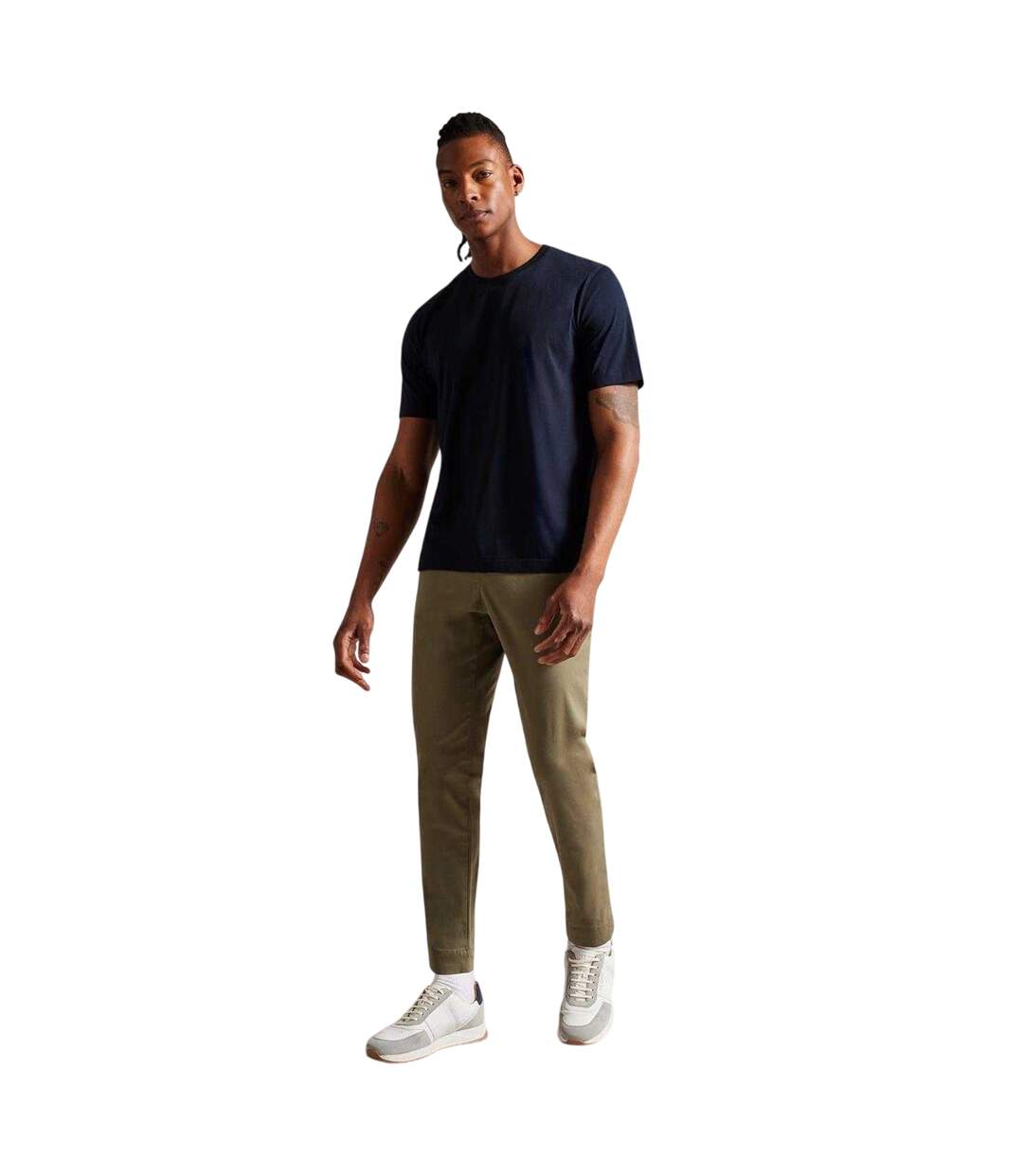 T-shirt Motif/style Uni Tywinn Homme Bleu Marine Ted Baker-4